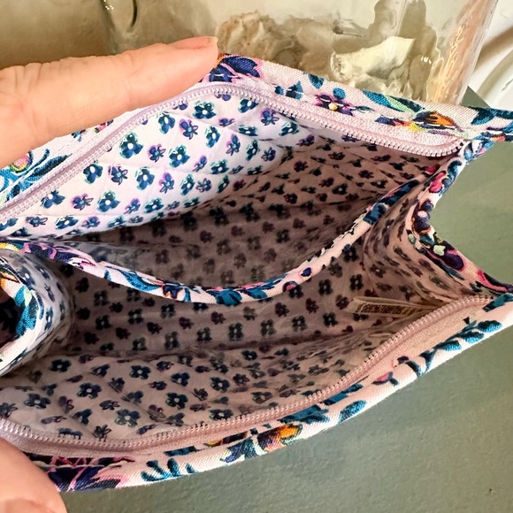 Vera Bradley Floral Cosmetic Bag - Cloud Vine - Picture 5 of 7